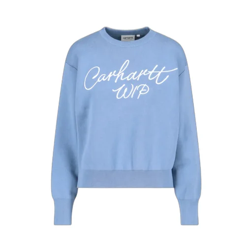 Carhartt Wip Logo Embroidered Crewneck Jumper