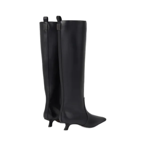 Brunello Cucinelli Pointed-Toe Knee-High Boots