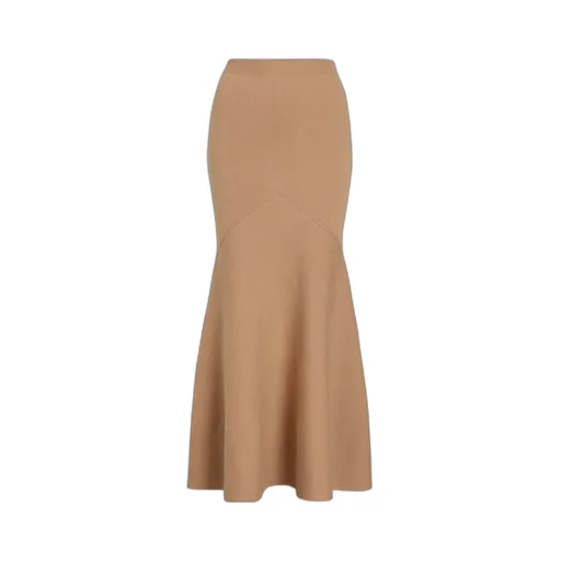 Peplum Maxi Skirt