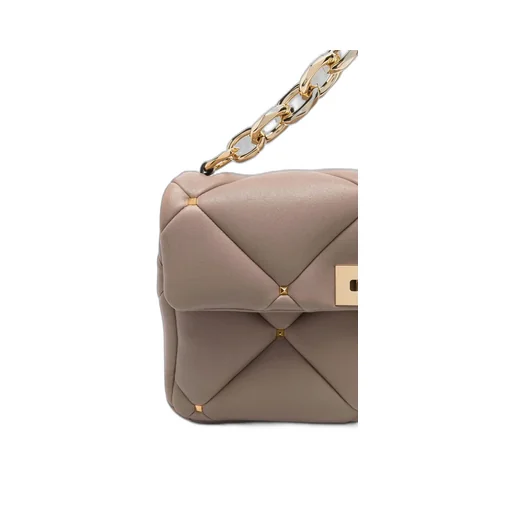 Valentino Garavani Roman Stud Foldover Top Shoulder Bag
