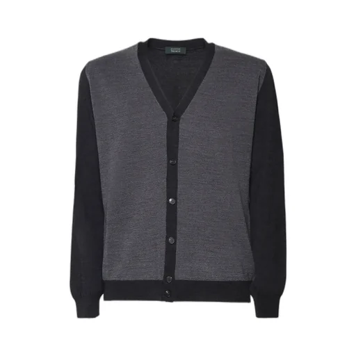 Zanone V-Neck Cardigan Sweater