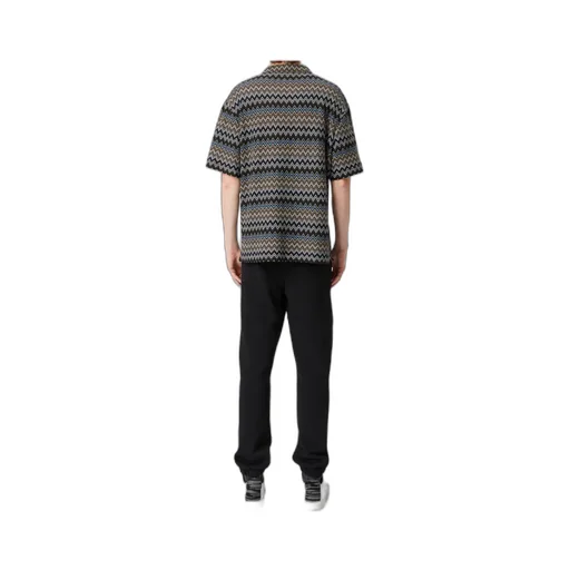 Missoni Zigzag Bowling-Cut Knitted Shirt