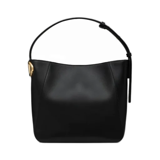 Valentino Vlogo Signature Clasp Fastening Bucket Bag