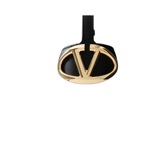 Valentino Vlogo Signature Clasp Fastening Bucket Bag