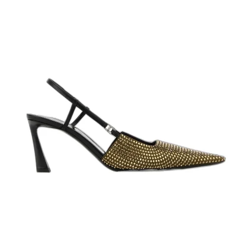 Saint Laurent Embellished Pointed Toe Pumps