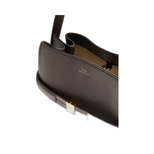 Totme Logo Detailed Belted Bucket Bag