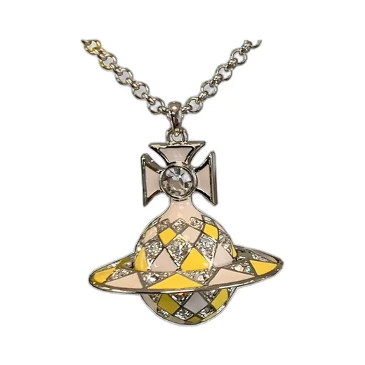 Metal Saturn Pendant