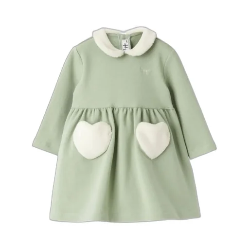 Heart-Appliqué Dress