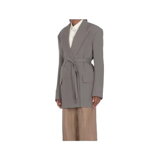 Dries Van Noten Double-Breasted Belted Blazer