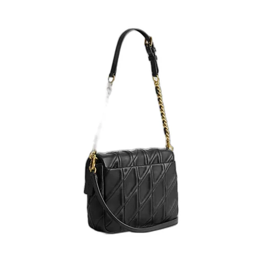 Coach Times Square Tabby Logo Plaque Shoulder Bag