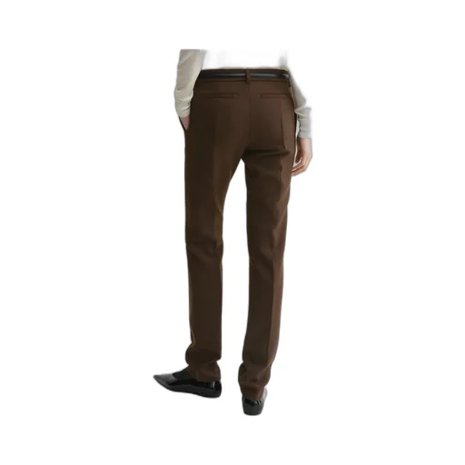 Low-Waist Slim Trousers