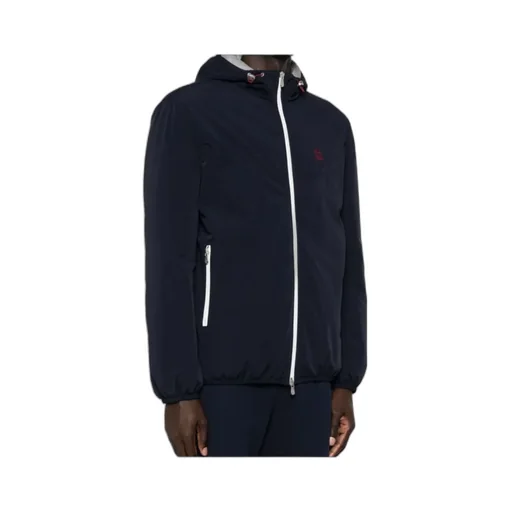 Brunello Cucinelli Logo Embroidered Padded Jacket