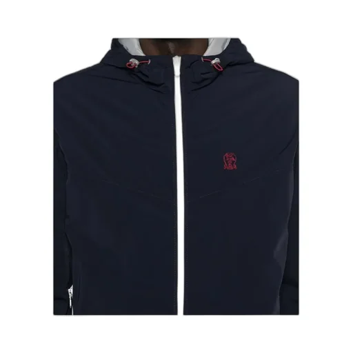 Brunello Cucinelli Logo Embroidered Padded Jacket