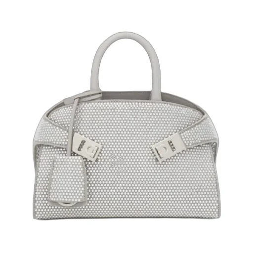 Ferragamo Embellished Top Handle Bag