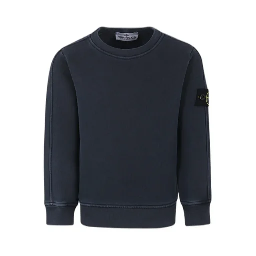 Stone Island Junior Logo Patch Crewneck Sweatshirt