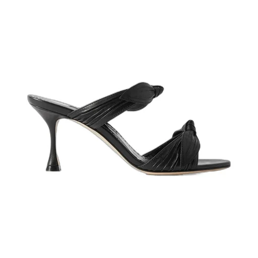 Lollo Bow-Trimmed High-Heeled Sandals
