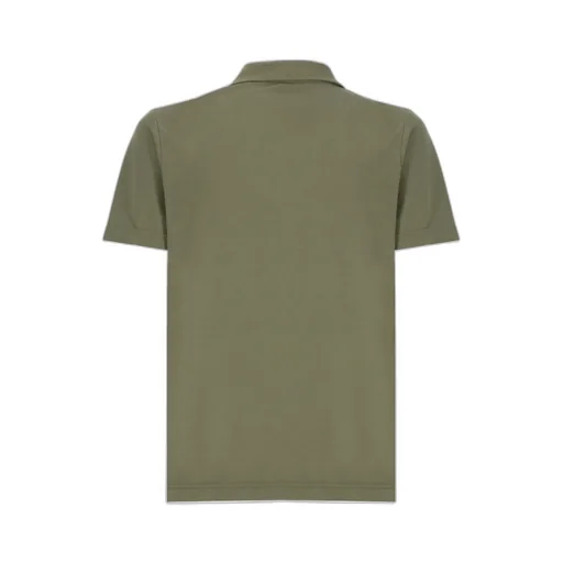 Short-Sleeved Cotton Polo Shirt