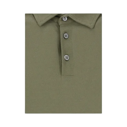 Short-Sleeved Cotton Polo Shirt