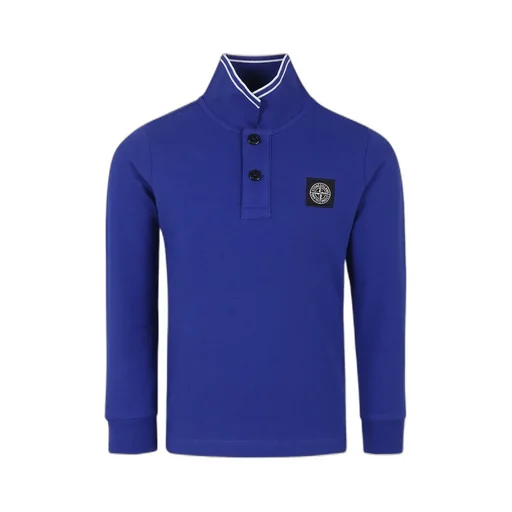 Stone Island Junior Logo Patch Polo Shirt