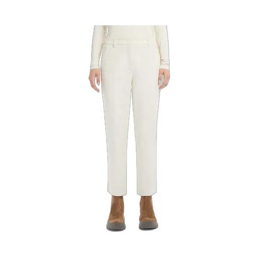 Weekend Max Mara Straight Cut Ribbed Trousers