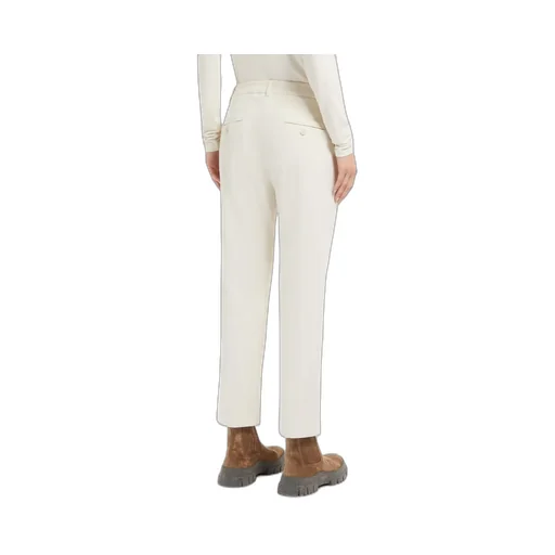 Weekend Max Mara Straight Cut Ribbed Trousers