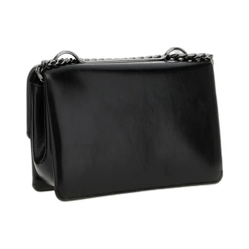 Valentino Vlogo Plaque Foldover Top Shoulder Bag