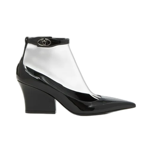 Valentino Logo Plaque Pointed Toe Pumps