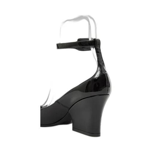Valentino Logo Plaque Pointed Toe Pumps