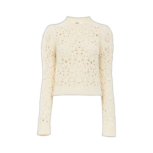 Chloé Crewneck Chunky Sweater