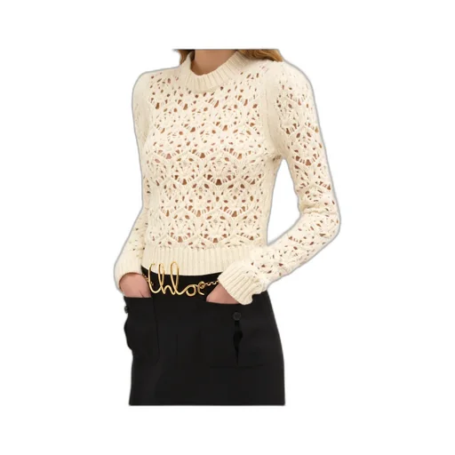 Chloé Crewneck Chunky Sweater