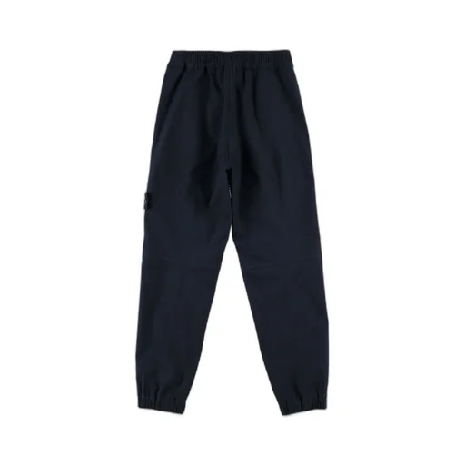 Stone Island Junior Logo Patch Tapered-Leg Trousers