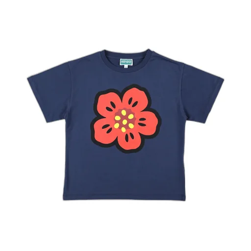 Kenzo Kids Boke Flower-Printed Crewneck T-Shirt