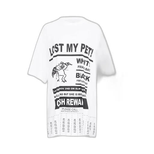 Mm6 Masion Margiela Lost Pet Oversized T-Shirt