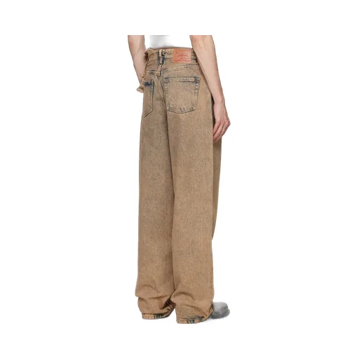 Y/Project Logo Patch Double Waist Jeans