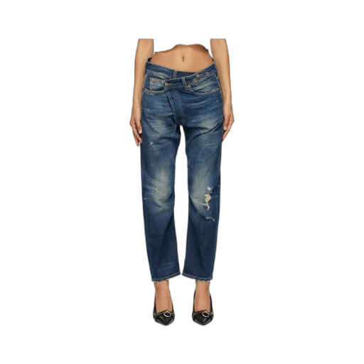 Crossover Denim Pants