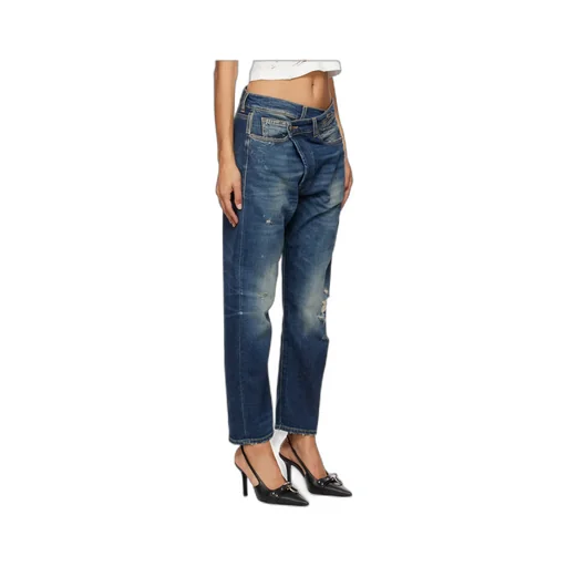 Crossover Denim Pants