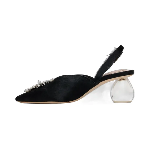 Pointed Slingback High Heels