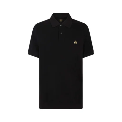 Moose Knuckles Logo Patch Short-Sleeved Polo Shirt