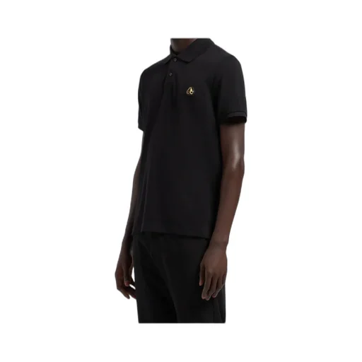 Moose Knuckles Logo Patch Short-Sleeved Polo Shirt