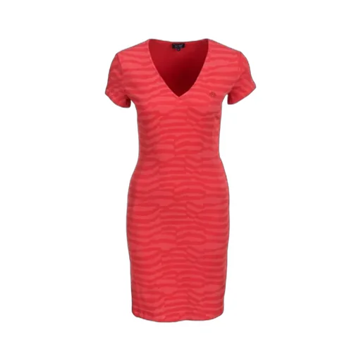 V-Neck Zipper Dress