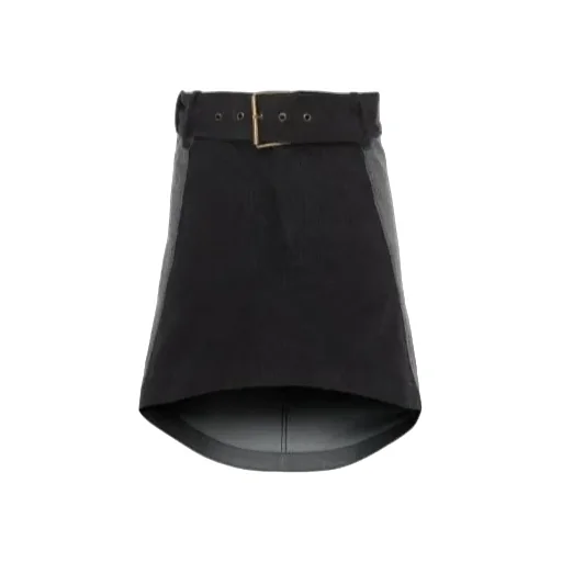 Panelled Mini Denim Skirt