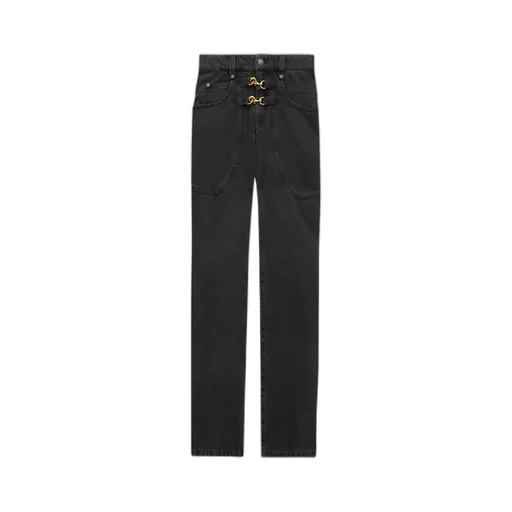 Isabel Marant Brinley Logo-Patch Jeans