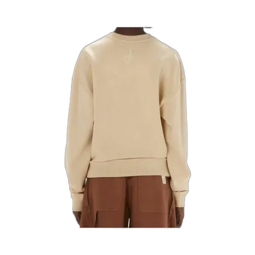 Floral-Motif Crew-Neck Sweatshirt