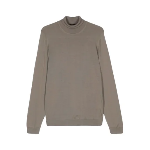 Virgin Wool Roll-Neck Sweater