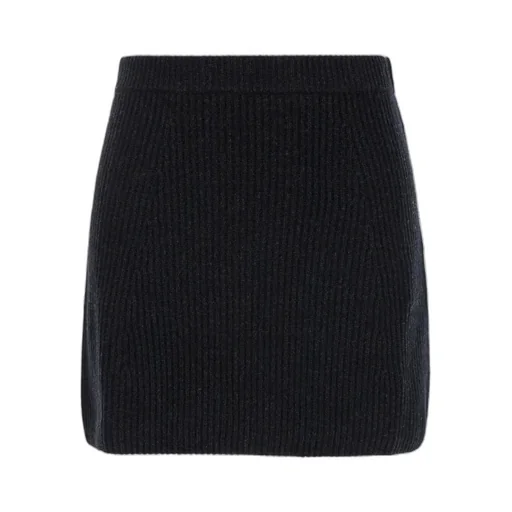 Sportmax Teiera Ribbed Knit Mini Skirt