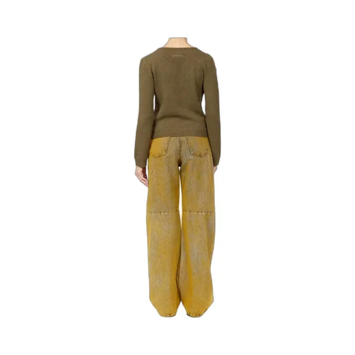 Mm6 Maison Margiela Crewneck Cut-Out Jumper