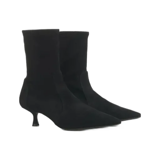 Stuart Weitzman Pointed-Toe Anckle Boots