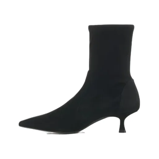 Stuart Weitzman Pointed-Toe Anckle Boots