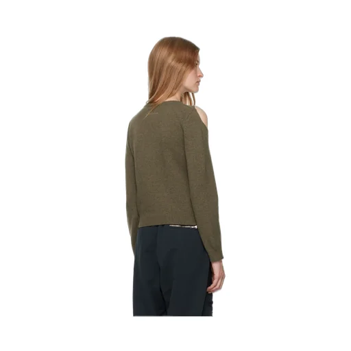 Mm6 Maison Margiela Crewneck Cut-Out Jumper