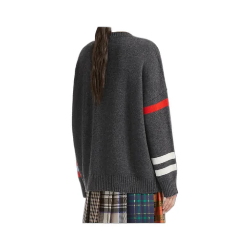 Weekend Max Mara Logo Intarsia Crewneck Jumper
